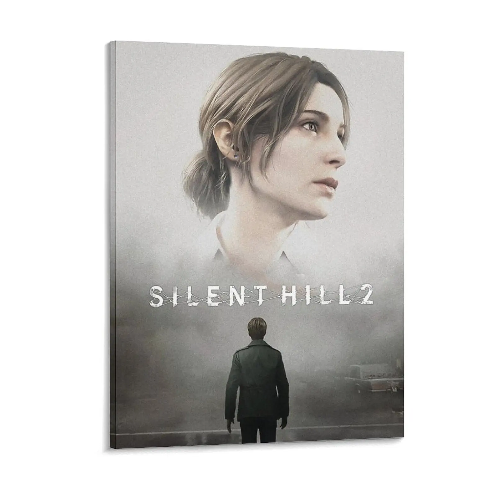 Silent Hill 2 Remake James And Mary Canvas Paintings Cinema Garage Print Garage Decoration Poster Framed Wall Painting