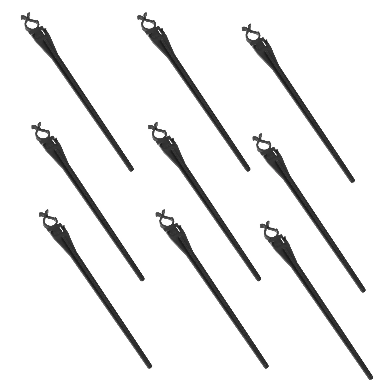 30pcs Christmas Light Stakes Plastic Garden Stakes For Outdoor Lawn Yard Holiday String Lights Replacement Solar Path Lamp