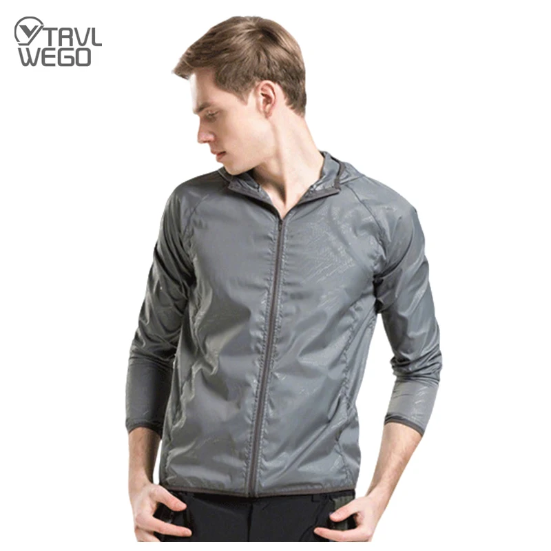 Women Men Sun-Protect Ultralight Waterproof Jacket Bike Bicycle Windbreaker Outdoor Running Camping Hiking Sport Rain Coat