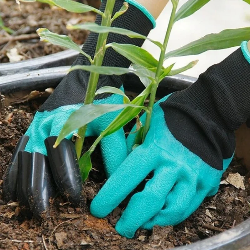 Gardening gloves for outdoor vegetable planting, farm work, grass removal, soil digging, protective and wear-resistant