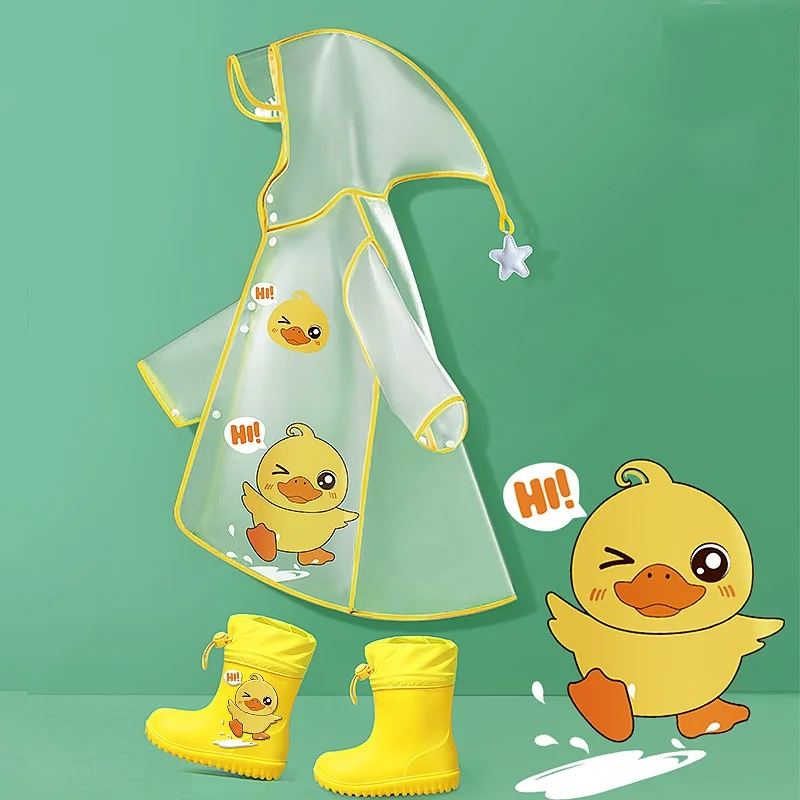 Children Raincoat, Cartoon Waterproof Kids Rain Suit , Girls Boys Bicycle Rainwear ,S-XXL