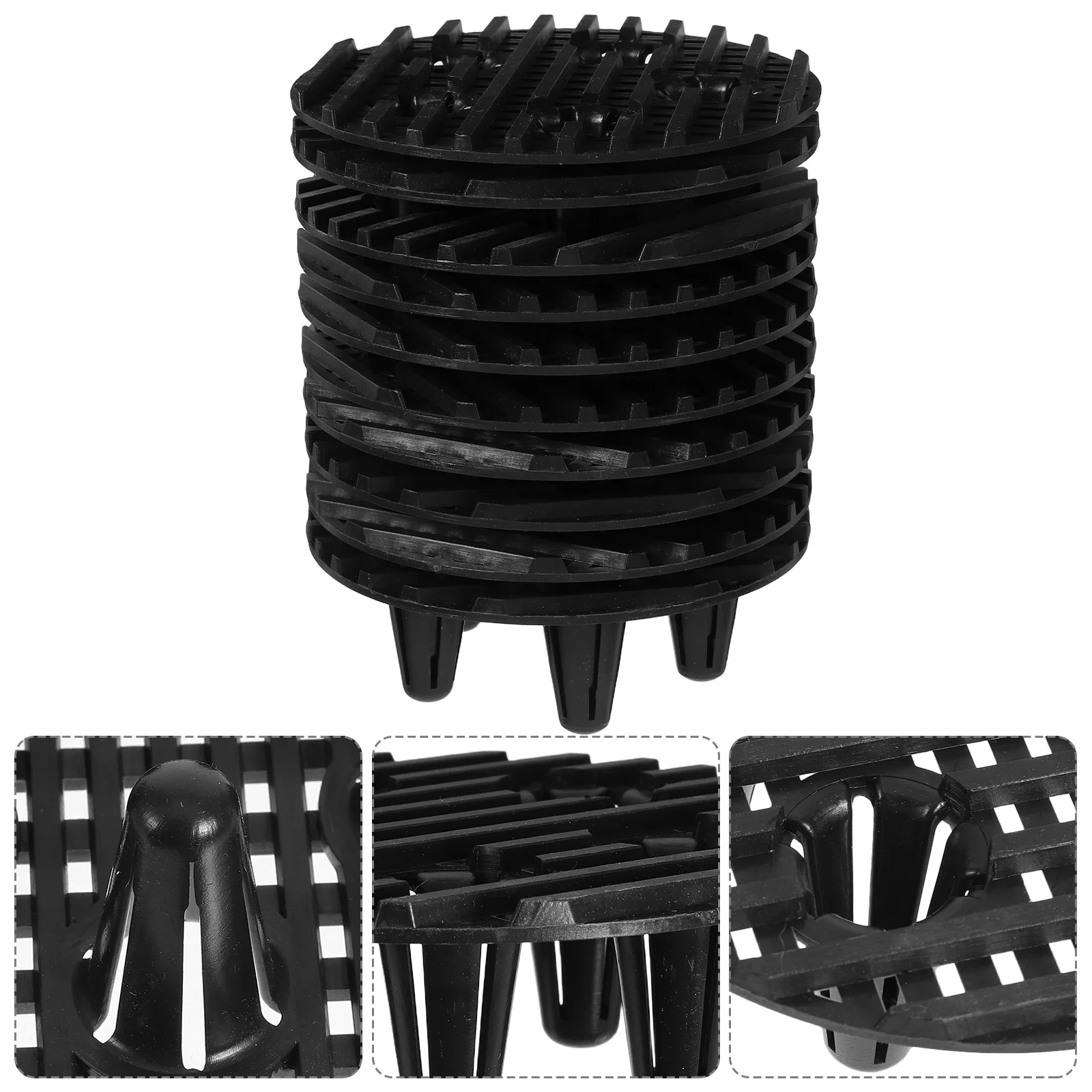 Patio Flower Pot Stand 10pcs Heavy Duty Plastic Feet Elevator for Garden Plants Deck Protector Container Bracket Tray