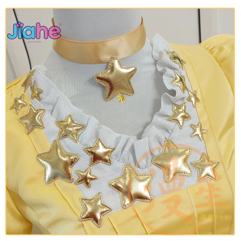 Tomoyo Daidoji Cosplay Costume Anime Cardcaptor Sakura Girl Cute Yellow Princess Dress Halloween Carnival Women's Full Uniform