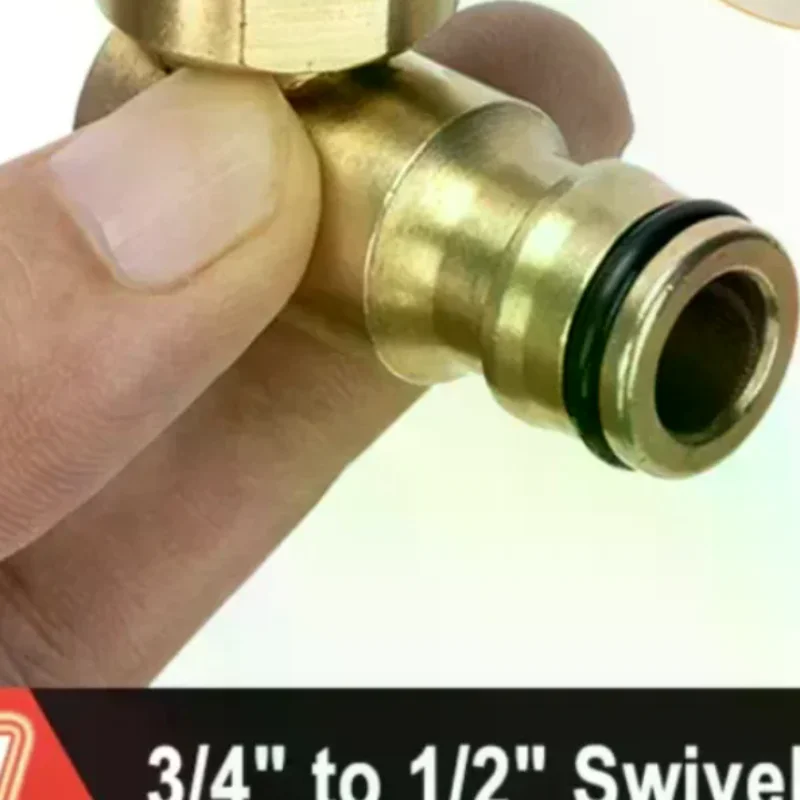Hose Reel Swivel Elbow Tap Quick Connector For Hoselock Plug 3/4in BSP Female Outdoor Garden Hose Faucet Connect Adapter