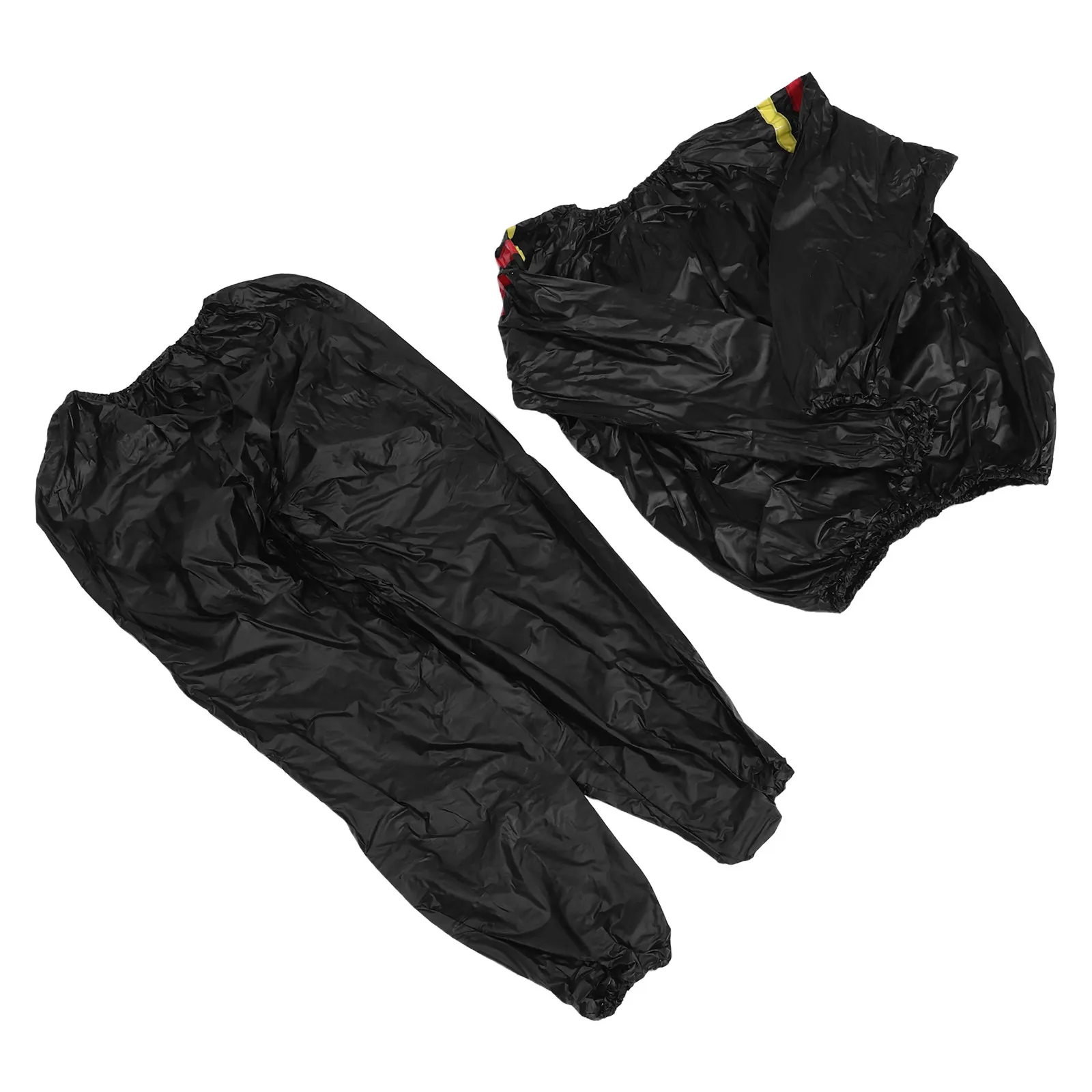 1Set Fitness Sauna Suit for Women - Full Body Sweat Workout Tracksuit with Elastic Closures - Enhanced Fat Burning Gym Home