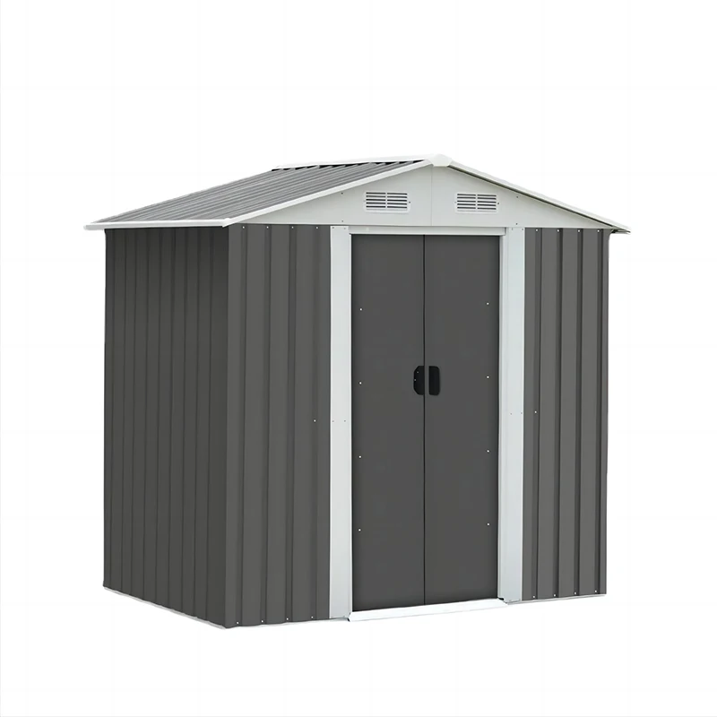 Hot Sale Car Garages Shed ized 10 X 8 10 X 12 Outdoor Tool Shed Backyard Garden Steel Metal Storage Sheds Summer House
