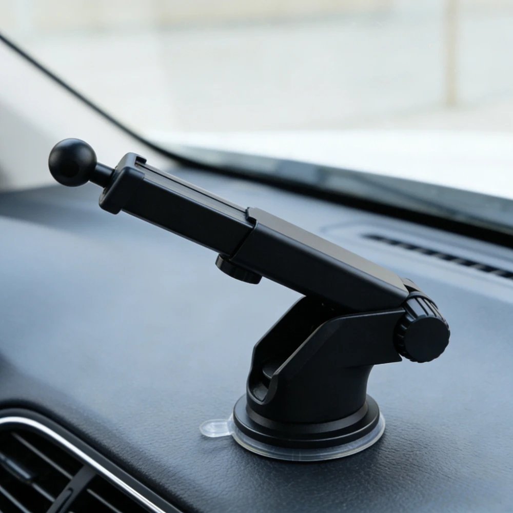 17mm Ball Desk Holder Base Car Dashboard Suction Cup Mount Telescopic Arm Cellphone Dock for Magnetic Air Vent Stand Accessories