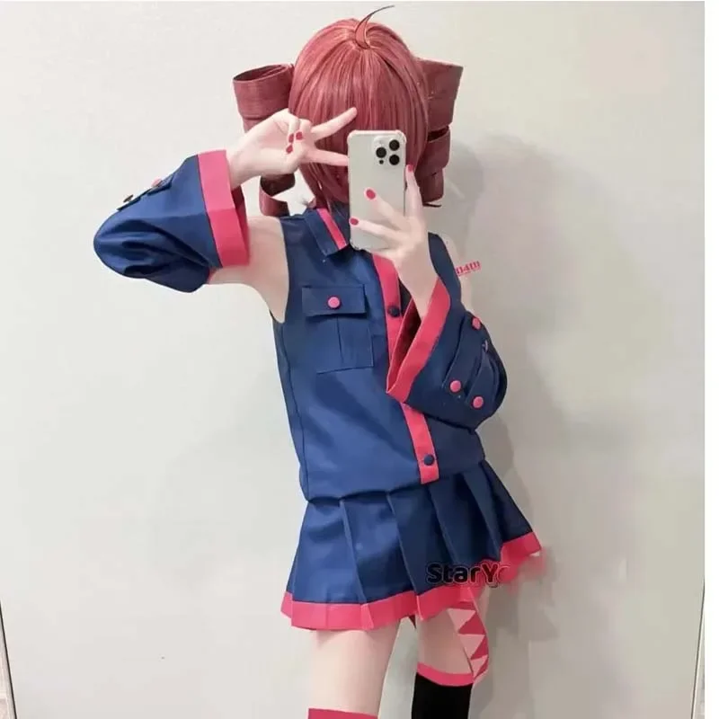 Anime Kasane Teto Cosplay Fashion Uniform Costume Vtuber Teto Blue Dress Suit For Women Halloween Party Formula Uniform 2025