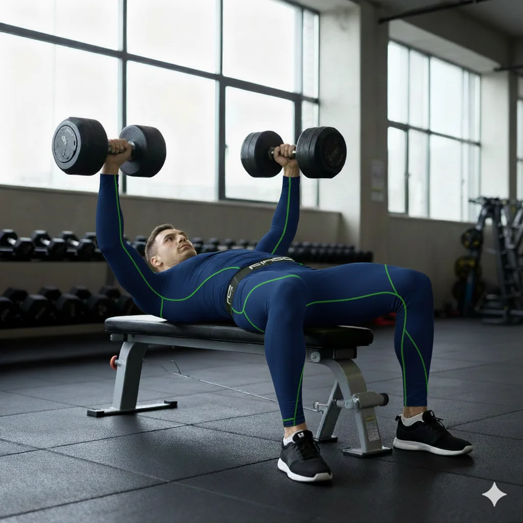 FINDCI Men's Sports Running Set Compression Shirt + Pants Skin-Tight Long Sleeves Quick Dry Fitness Tracksuit Gym Yoga Suits