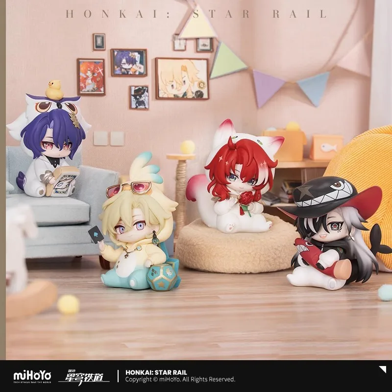 Official Honkai Star Rail Aventurine Argenti Tabletop Game Figurines Decorative Items Cosplay Anime Merchandise Holiday Gifts