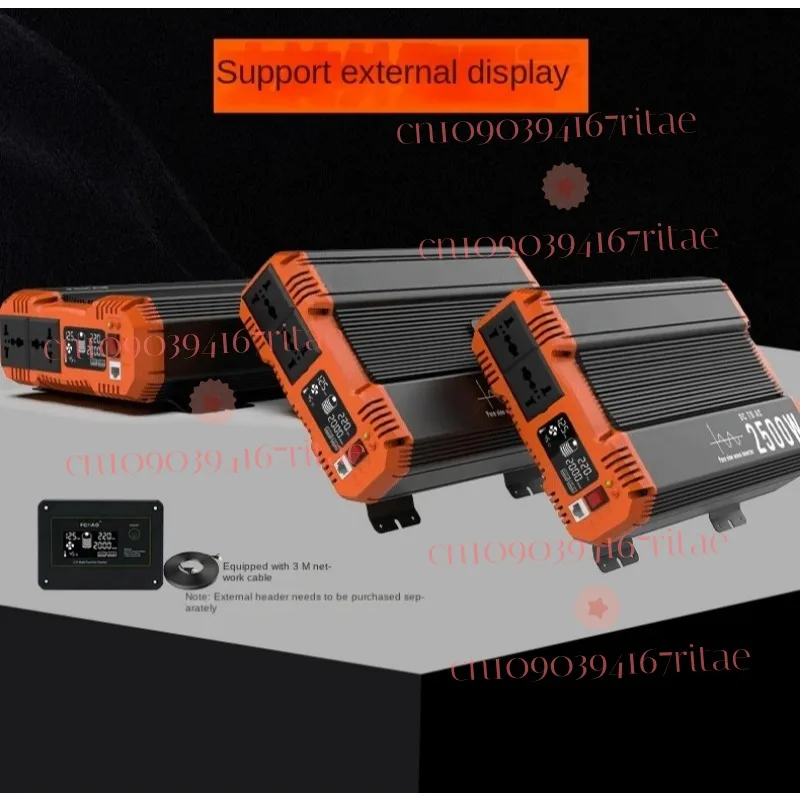 1 pcs 1200W Manufacturer direct sales Car Inverter Essential for Camping DC to AC 12V 24V 48V 220V 230V