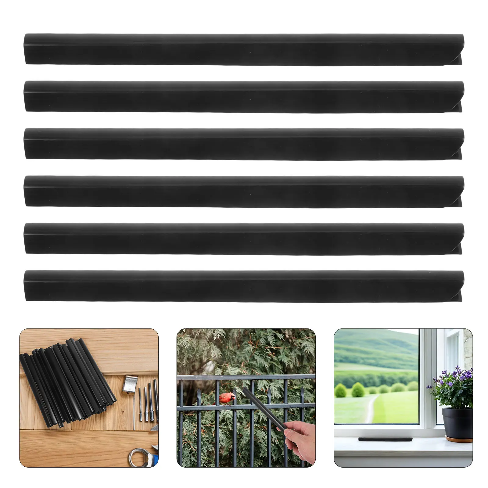 30Pcs Privacy Screen Clips Heavy Duty PVC Wind Protection Clamp for Double Rod Fence Mats Garden Deck Railing Panels Mounting