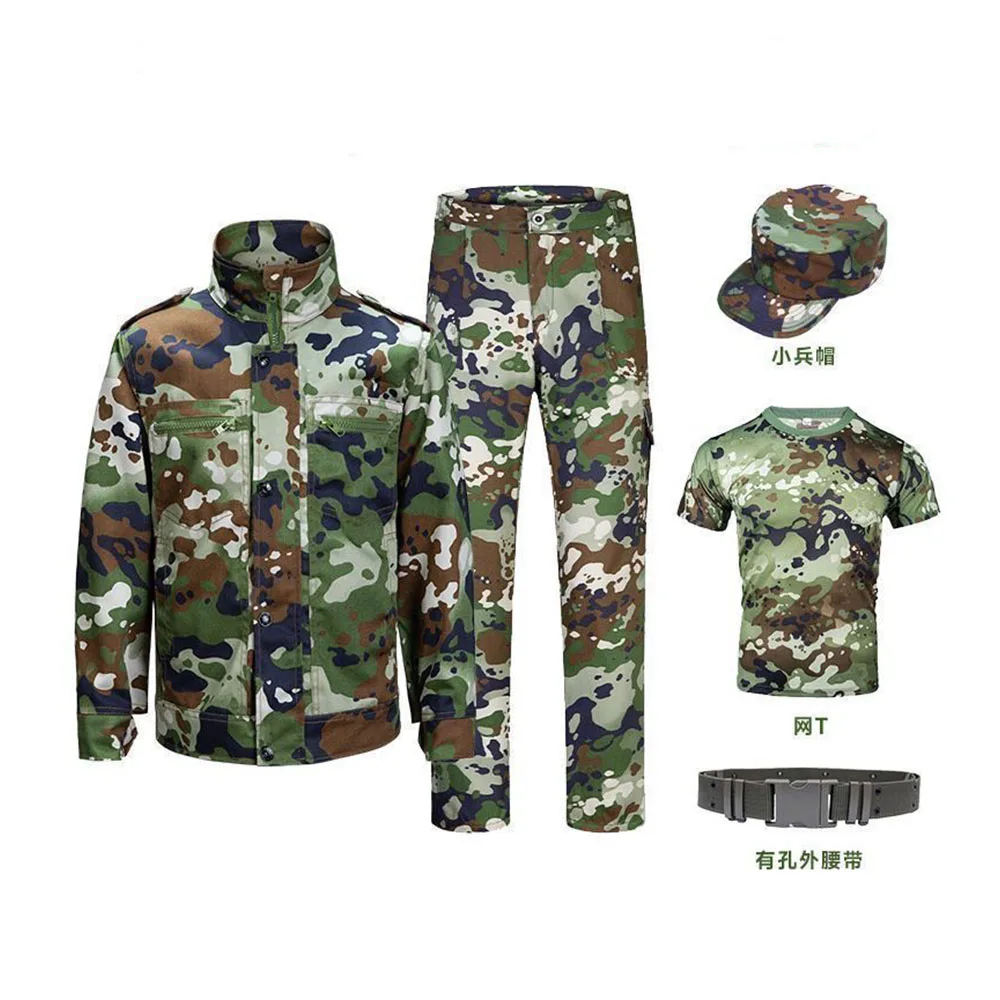 Hunting Uniform Snow Camouflage Training Hiking Jacket Cargo Pant Uniforme Tactical CS Softair Mens Working Clothes male