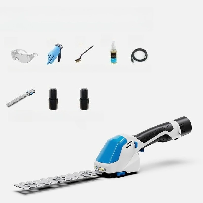 Lithium-powered lawn mower trimming and pruning machine household small dual-purpose shears