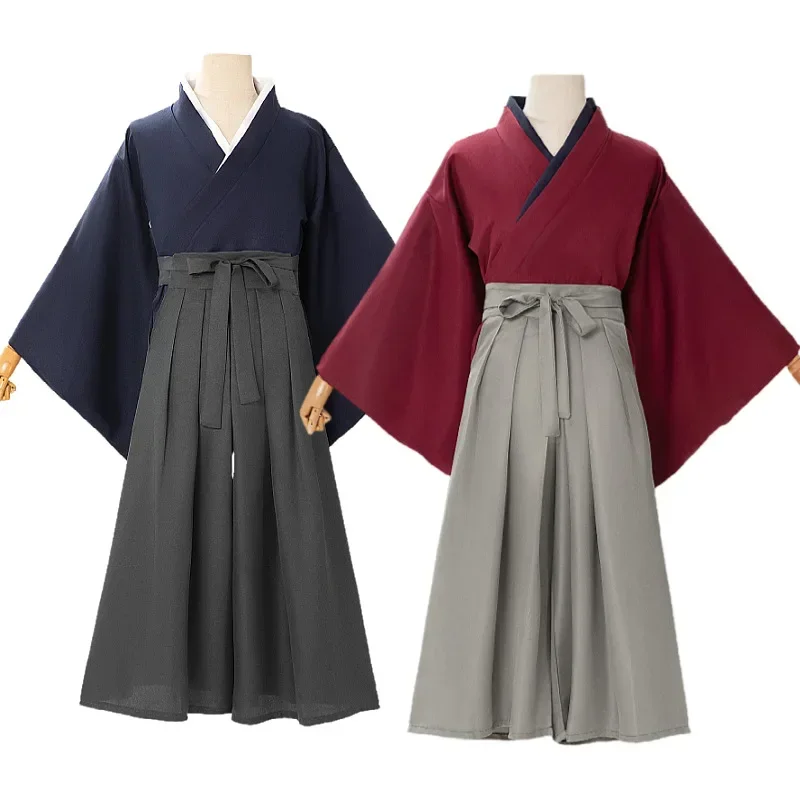Anime Rurouni Kenshin Cosplay Costume Adult Men Kimono Halloween Party Clothes Outfit