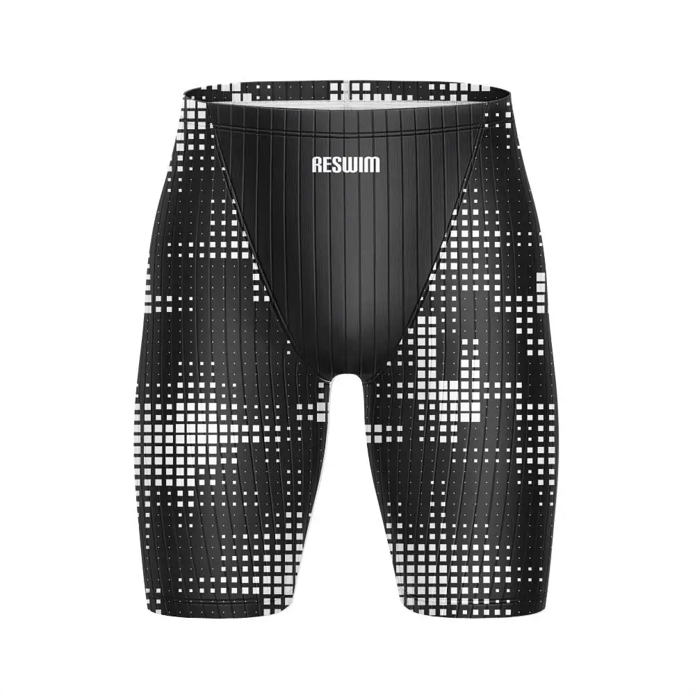 Summer Swimming Men's Swimsuit Swim Jammers Shorts Competition Training Racing Swim Trunks Diving Surf Sports New Men's Swimwear