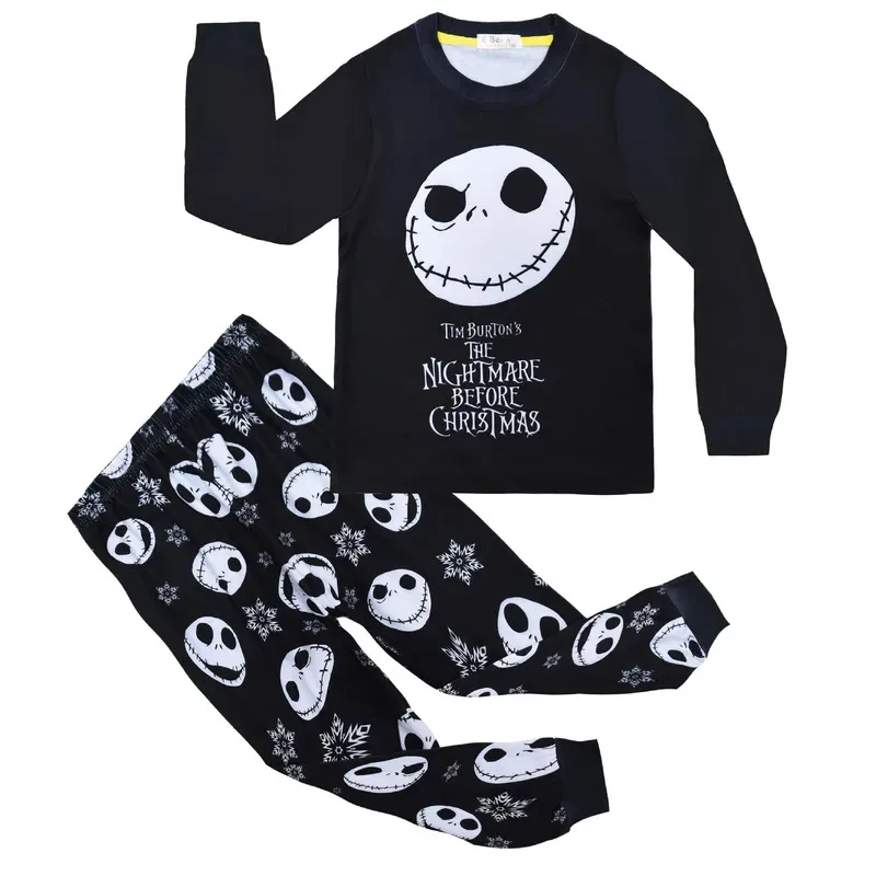 Nightmare before Cosplay Jack Boys Cartoon Costumes Halloween Kids Sleepwear