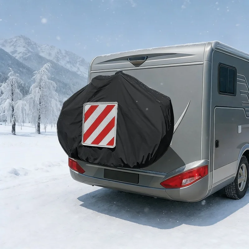 1PCS Waterproof Dustproof Snowproof Caravan Pillion Bike Cover Car Cover Caravan Motorhome Camping Accessories