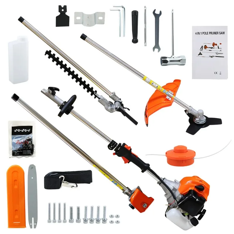 Lawn mower high branch saw chain saw 75cm pruning shears chain saw high branch head multi-function machine
