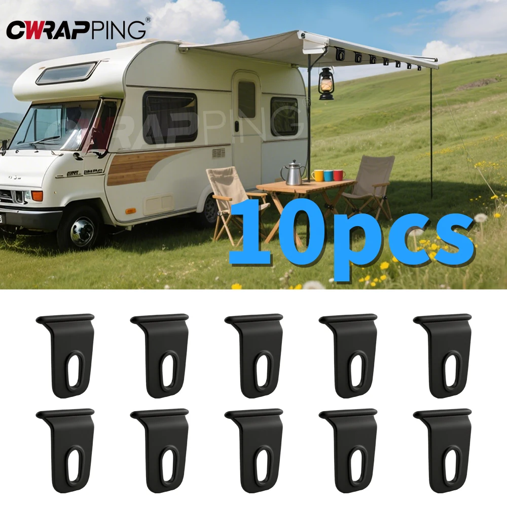 RV Tent Fixing Hook Hooks Car Travel Climbing Portable Clothes Rack Vacuum Heavy Duty Coat Hangers Suction Cups Camper Accessory