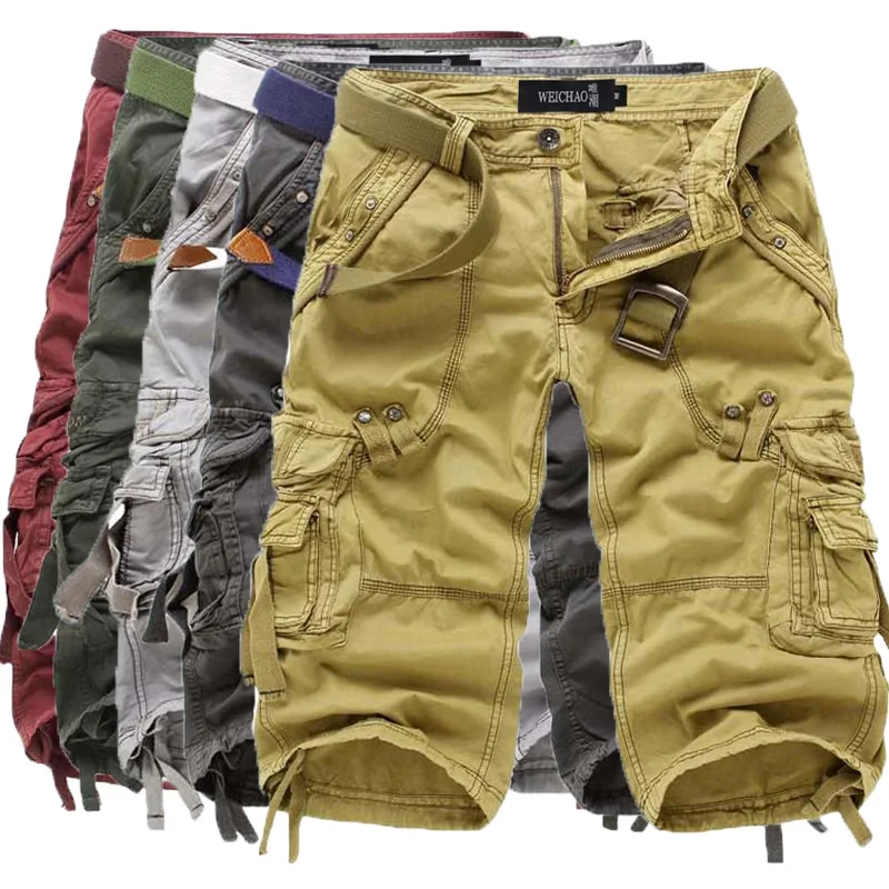 Men's Cargo Shorts Tooling Multi-pocket Tooling 7-point Pants