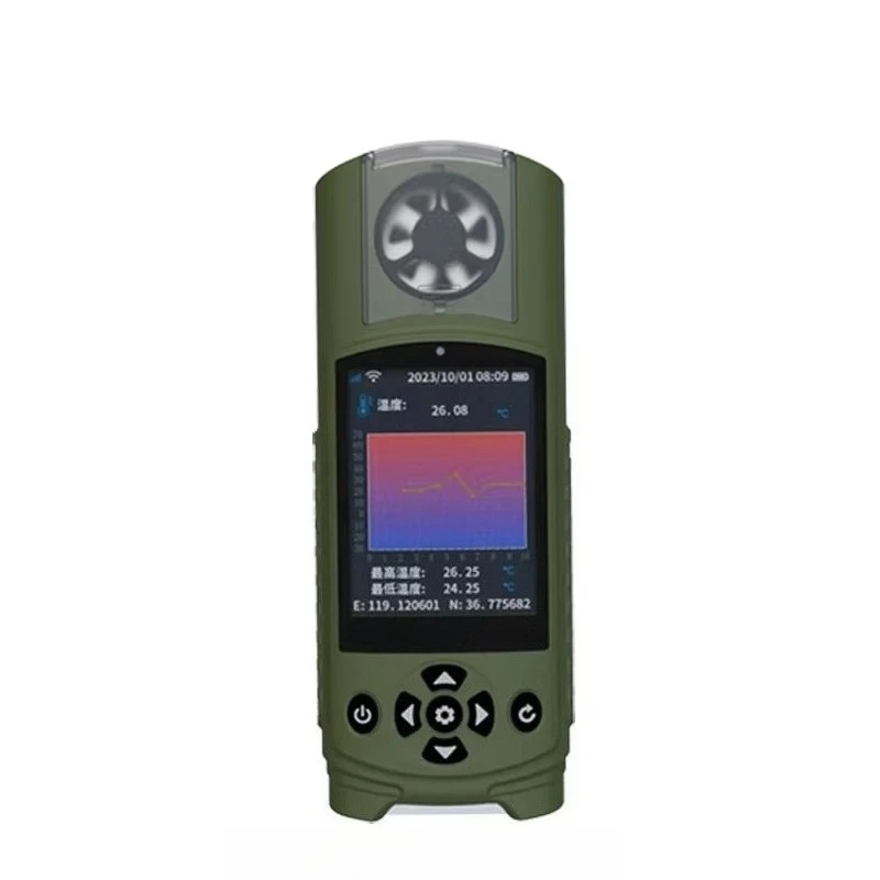 Pocket Handheld Portable Digital Weather Station Wireless Thermometer Hygrometer Outdoor Temperature Humidity Monitor Barometer