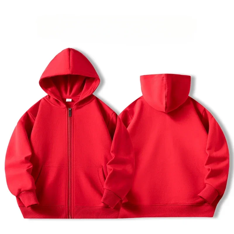Autumn Zipper Hooded Sweatshirt for Children 2025 Casual Active School Outerwear Hoodies for Boys And Girls Infants Teen Kids