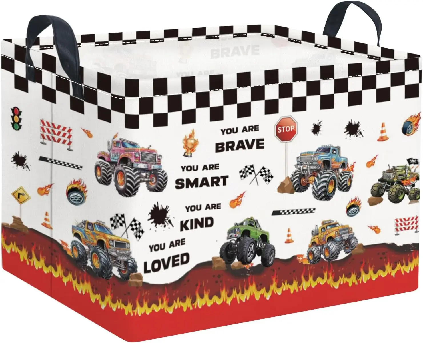 Collapsible Waterproof Storage Basket for Bedroom, Closet & Kitchen - Foldable Organizer Bin