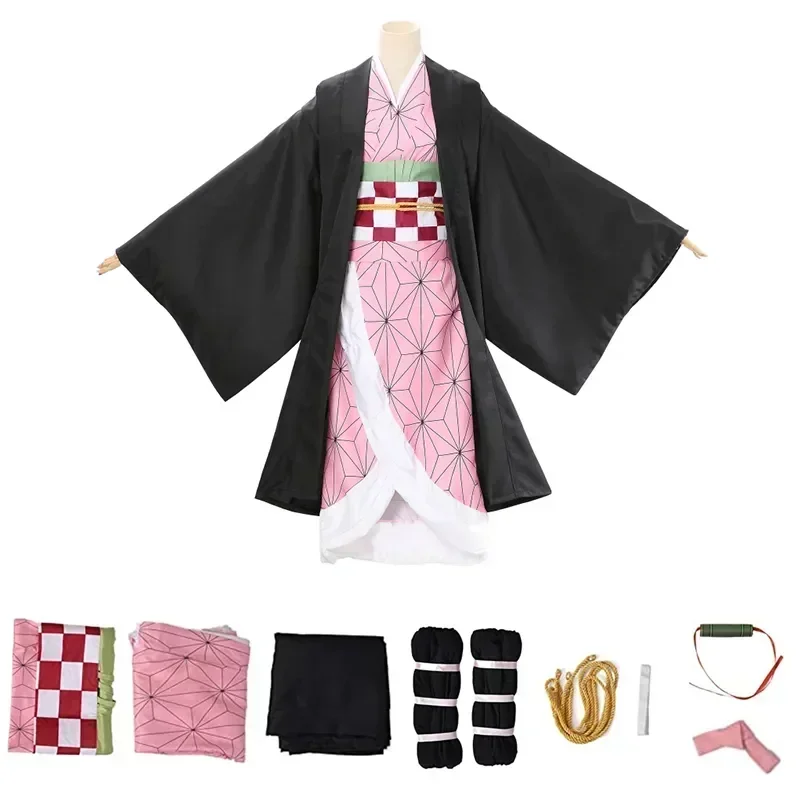 Halloween Anime Cartoon Cosplay pour enfants, Tanjiro Nezuko, ShISA, Bu Kostuum, 10/2026 Anse, Halloween Kostuum