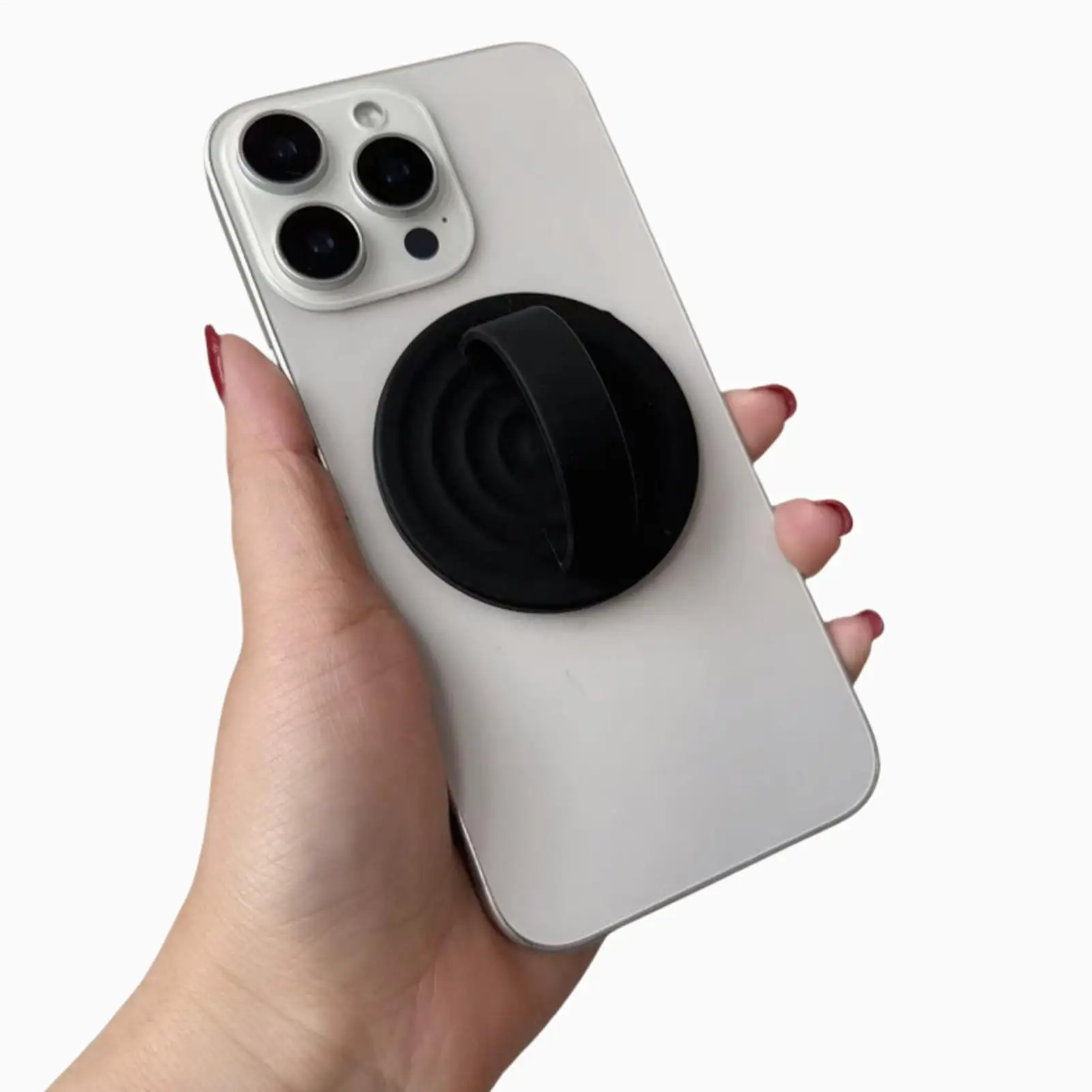 Magnetic Phone Ring Cellphone Case Ring Grip Silicone Magnetic Phone Holder For Home Car Gym Photography Bedroom Office Living