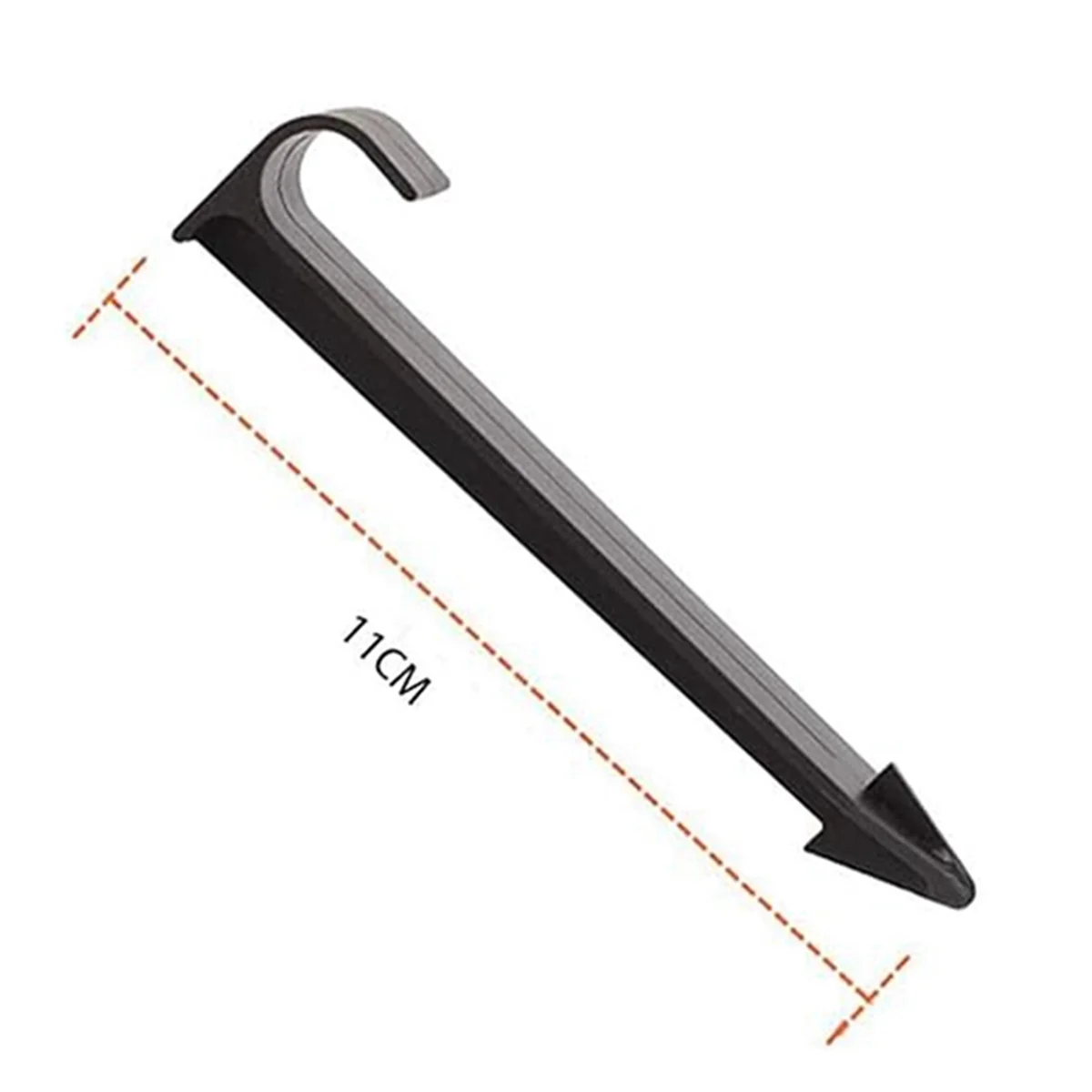 A71Z 50PCS Ground Rod Fixed Rods, Garden Irrigation Hose Anchors, Fixed Pile Pipe Brackets, Pipe Brackets for Garden