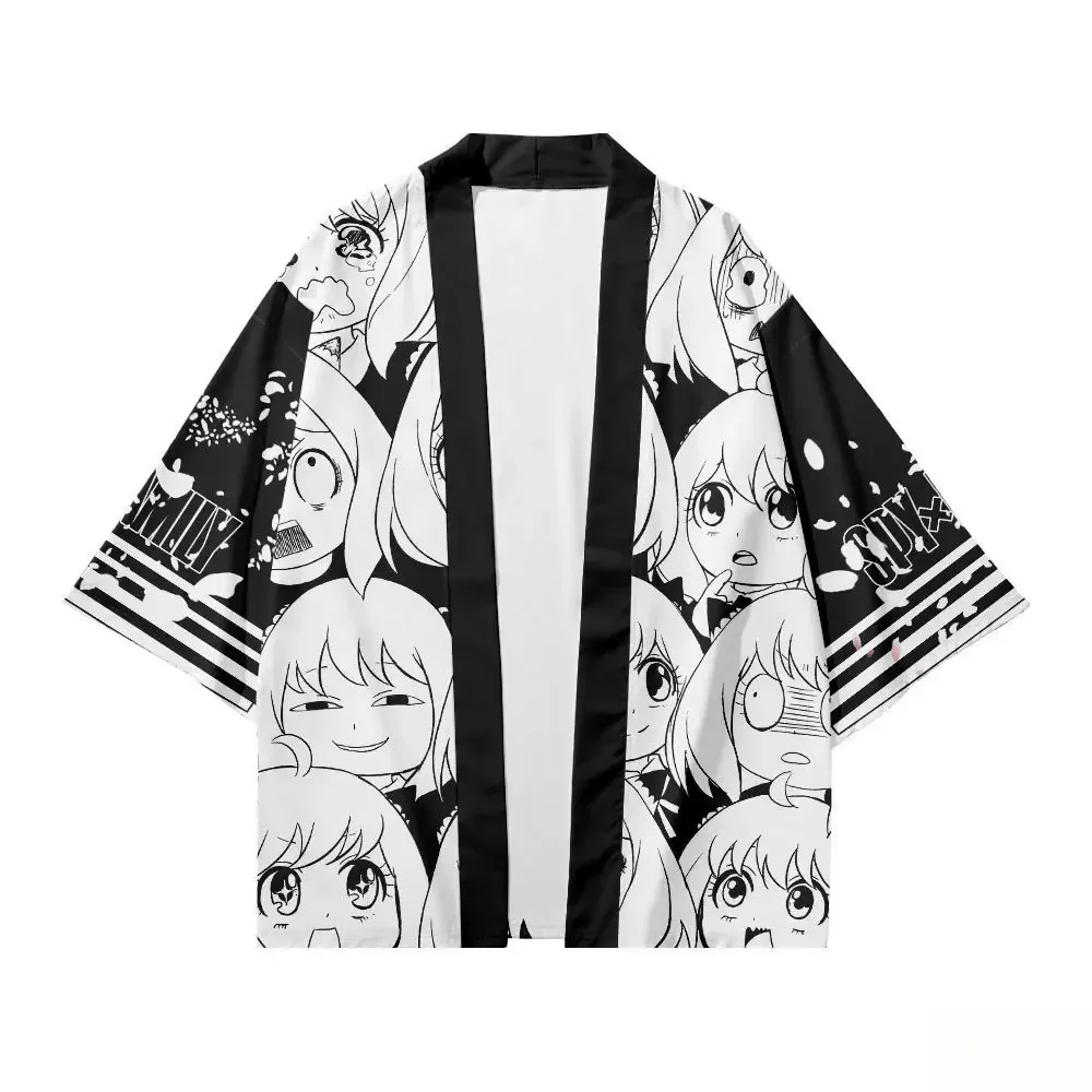 New Style Fashion Everyday Men Women Same Style Anime Spy Will Print in 3D Animation Kimono Cardigan