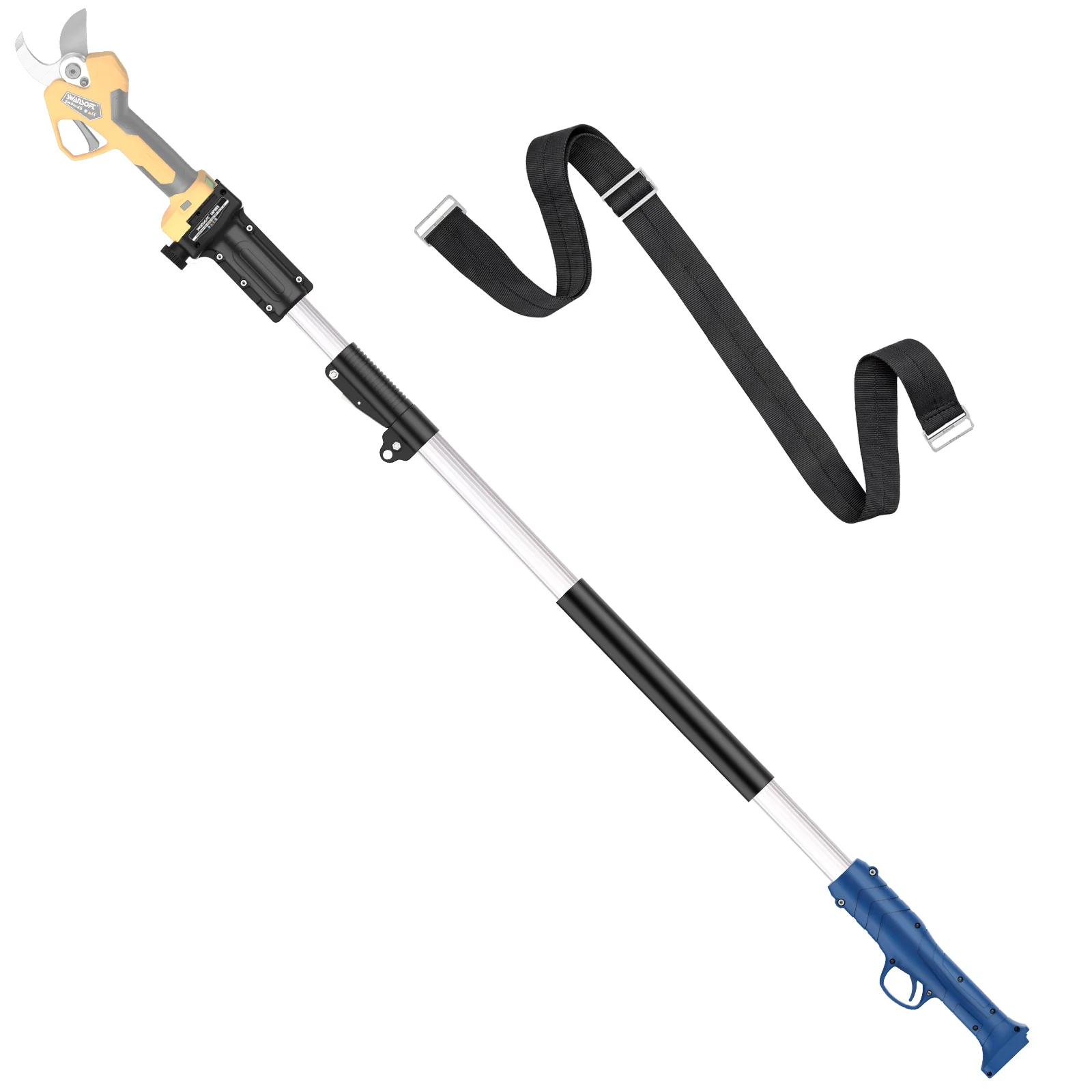 Telescopic Extension Rod for Pru30,pru36,,pru40,pru45, 8605pro,8608 Pruning Shears,5803,cs-1,cs-2 Chain Saw, 2.0 Meter EXP985