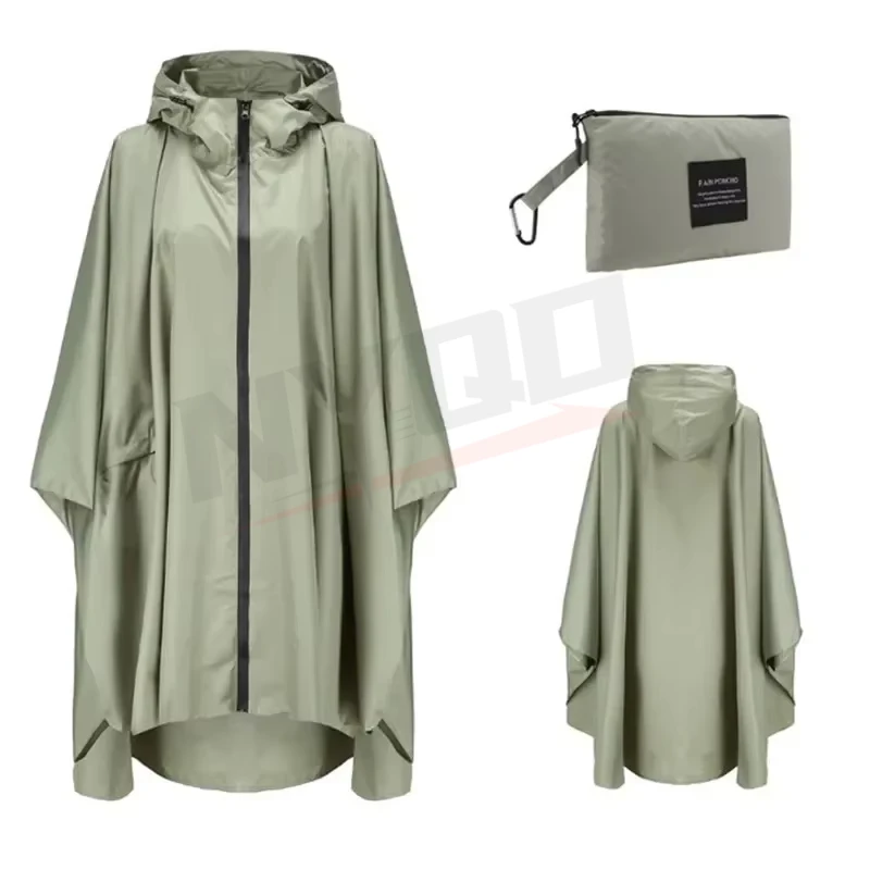 Nylon Motorcycle Adults Raincoat Women Men Waterproof Tent Rain Cover Wear Outdoors Hiking Rain Coat Poncho Jacket Cloak