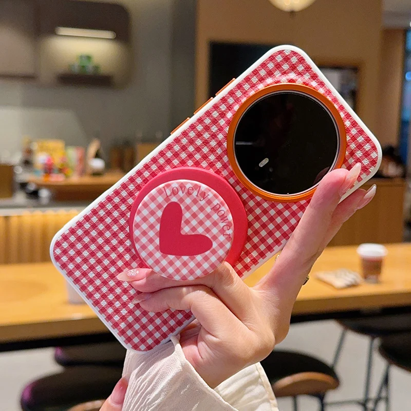 Luxury Magnetic Phone Case For HONOR Magic 8 Pro Magic 8 with phone holder Fashionable magnetic phone protective case PINSHEN