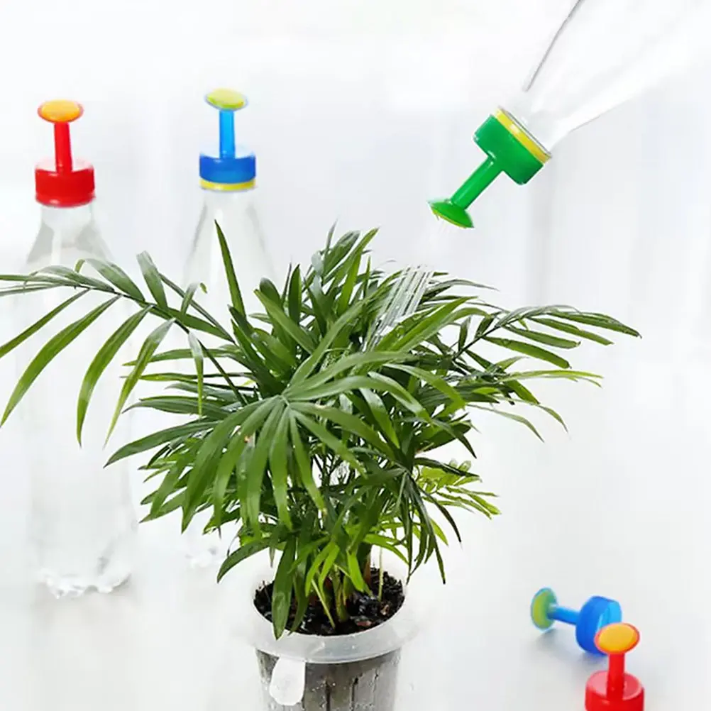 10Pcs Mini Spray Nozzles Bottle Sprinkler Caps Portable Watering Tools for Plants Garden Home Water Bottle Sprinkler