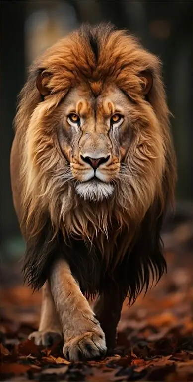 Ferocious Lion Poster and Prints Modern Wild Animal Art Canvas Painting Wall Art Picture for Living Room Home Decor No Frame