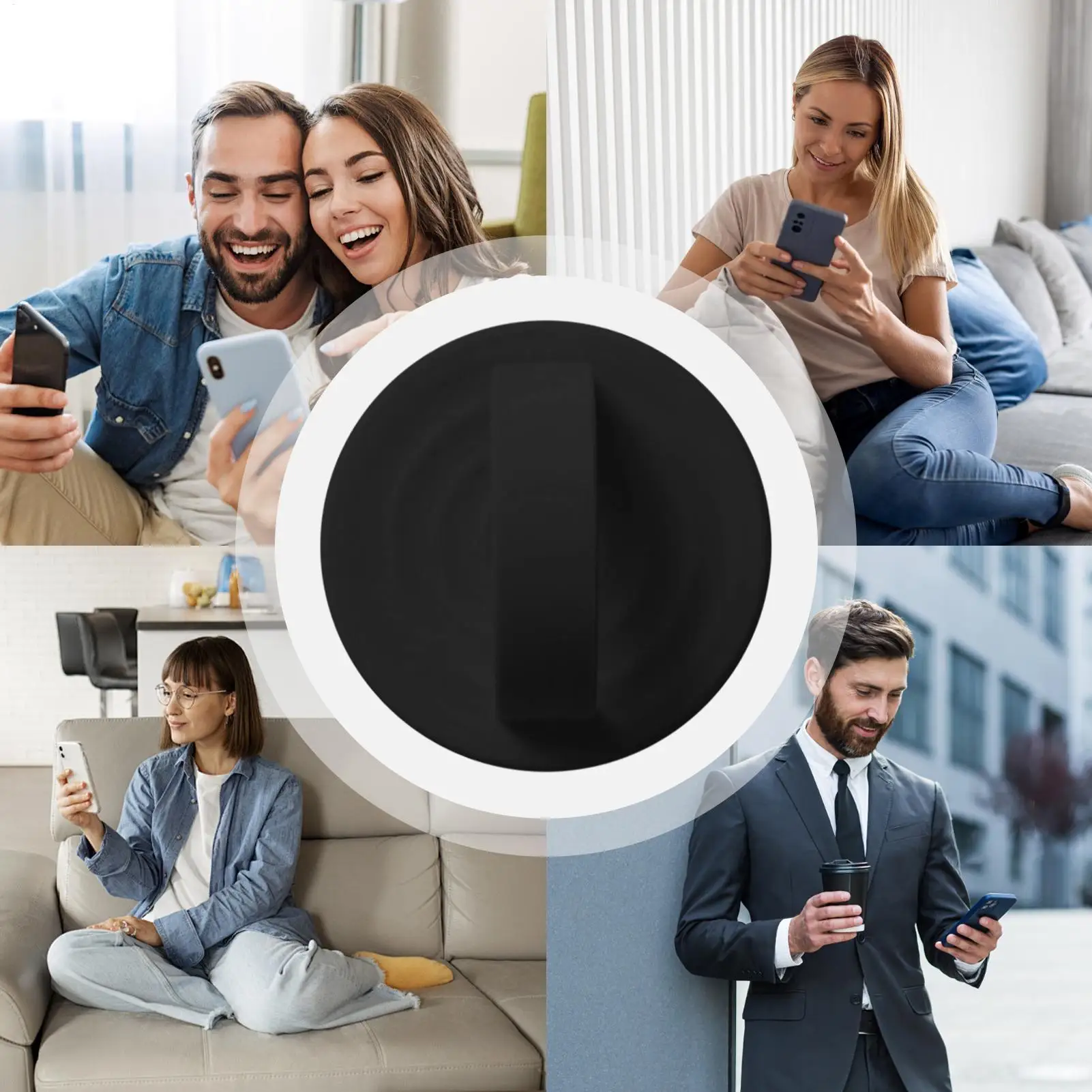 Magnetic Phone Holder Cellphone Case Ring Grip Silicone Magnetic Phone Holder For Home Car Gym Photography Bedroom Office Living