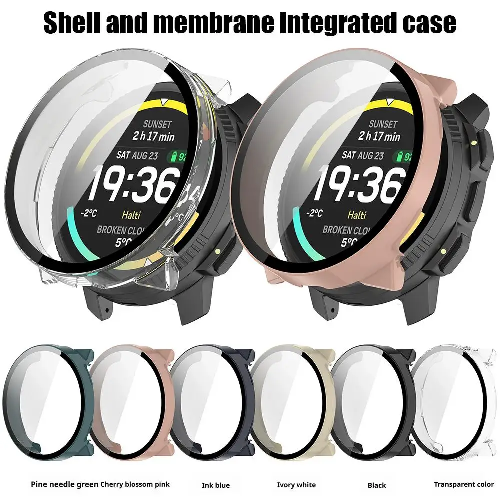 Glass + PC Case For Suunto Vertical All-around Bumper Anti-scratch Protective Cover + Screen Protector for Suunto Vertical