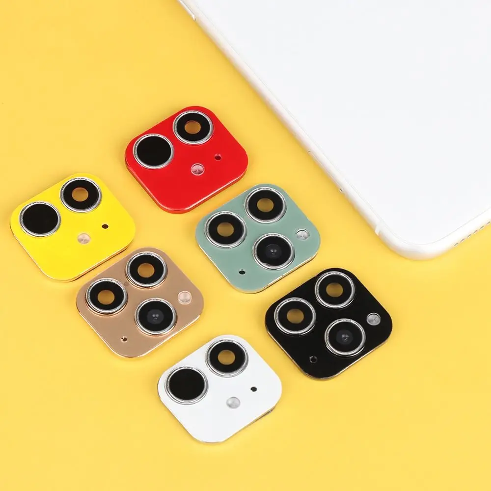 For iPhone XR X To IPhone 11 Pro Max Fake Camera Cover Practical Fake Camera Lens Sticker Screen Protector Phone Accessories