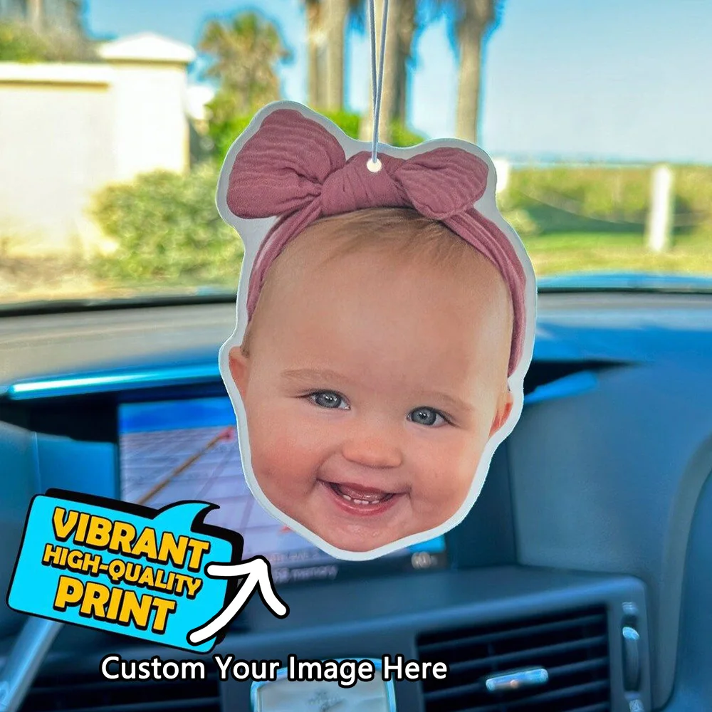 1PC Custom PMMA Car Hanger - Personalized Custom Images, DIY, Laser Engraved, Ideal Daily Use Car Accessory & Sweet Gifts for Pe