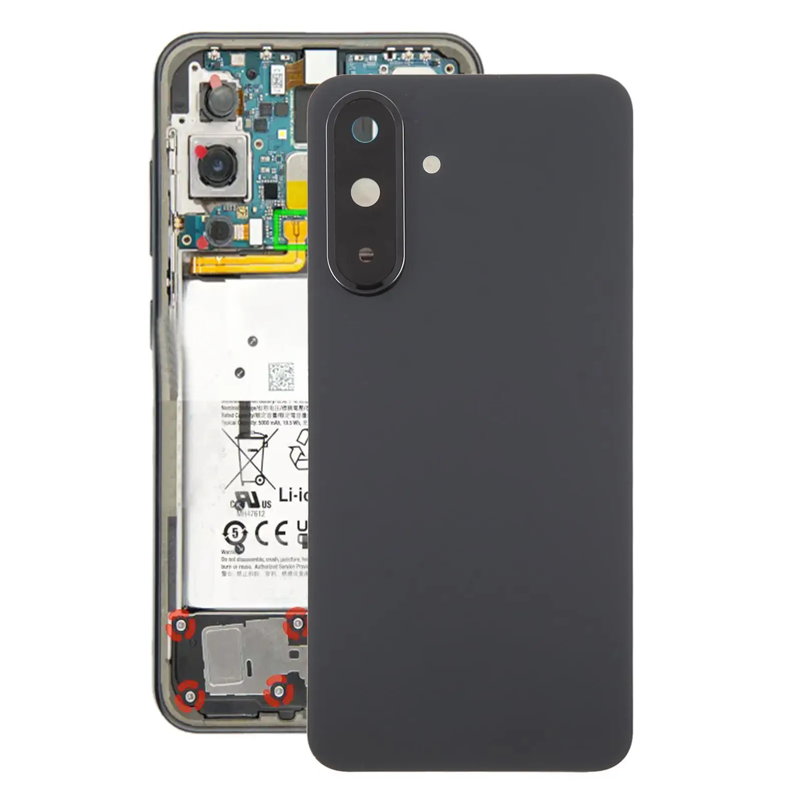OEM Back Cover with Camera Lens Cover for Samsung Galaxy A36 SM-A366B Phone Parts Rear Housing Case Replacement