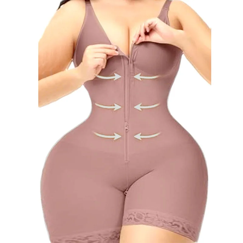 AfruliA Fajas Colombian Girdle Post Lipo Surgical Body Shaper Postpartum Belt BBL Shapewear Tummy Control Slimming Sheath Corset