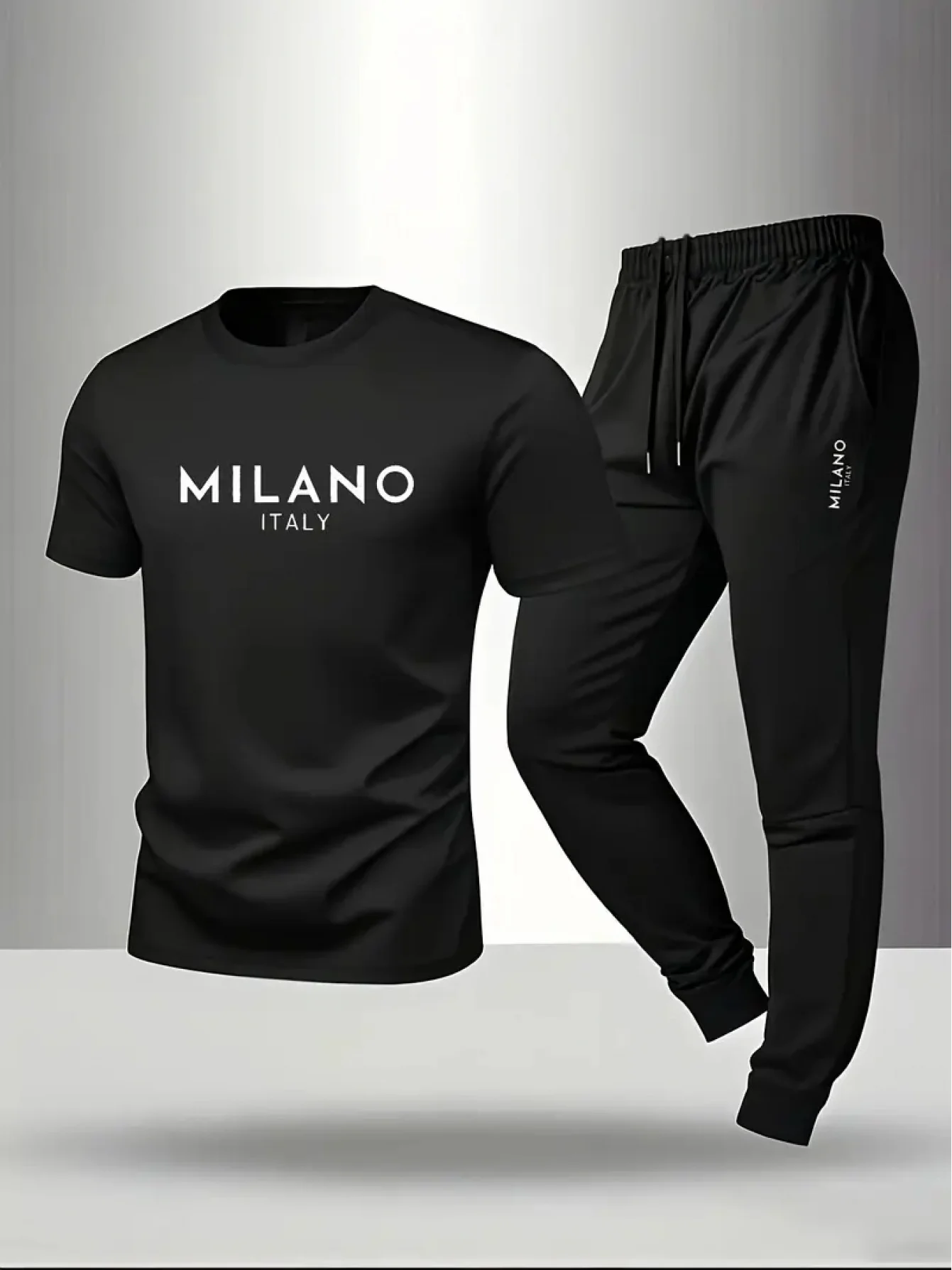 Men's casual sports outfit t-shirt pants festival gift men's underwear sleepwear trendy fashion set
