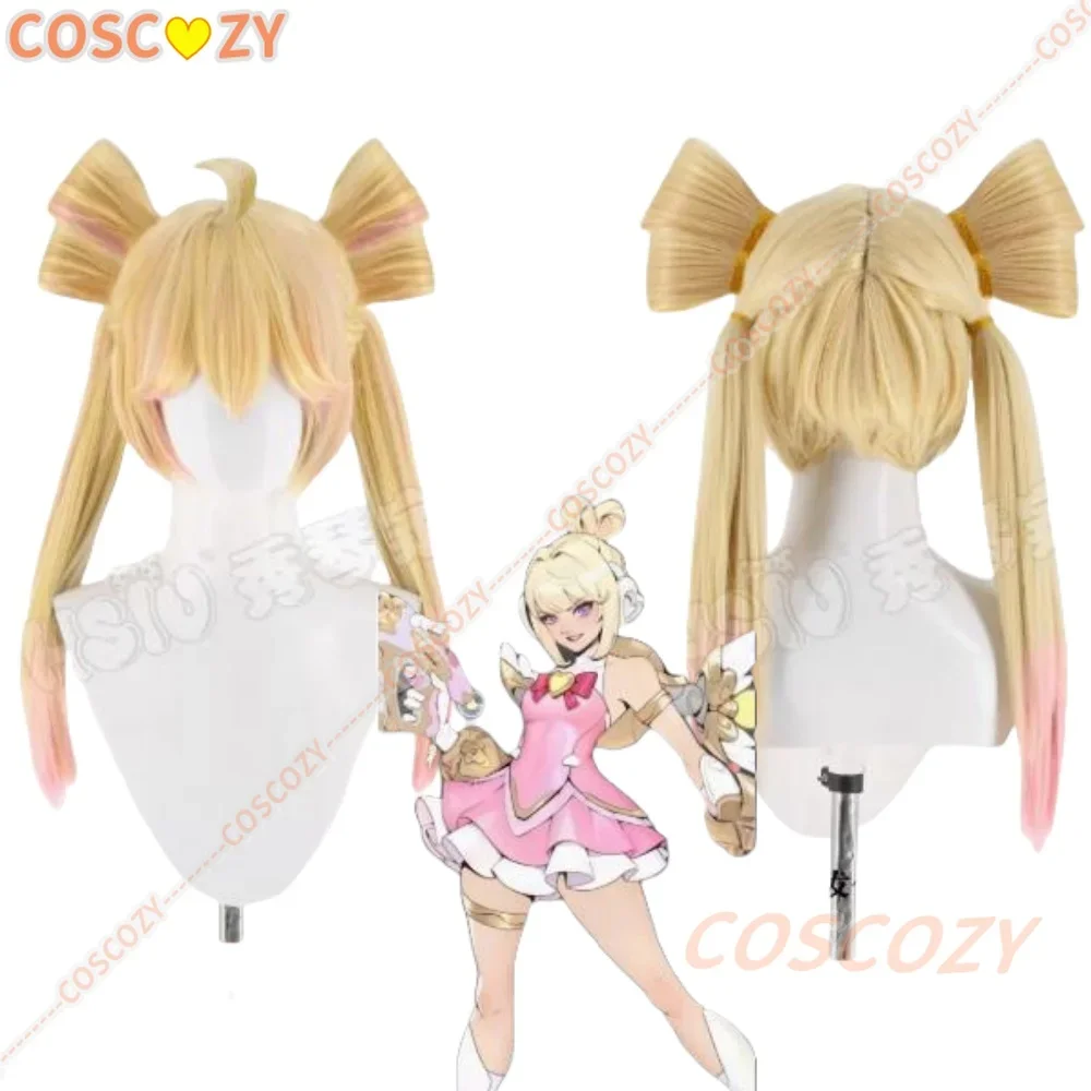 CosplayJuno Cosplay New Magical Girl OW Wigs Halloween Party Sweet Lolita Prop Wig for Women Juno Uniform