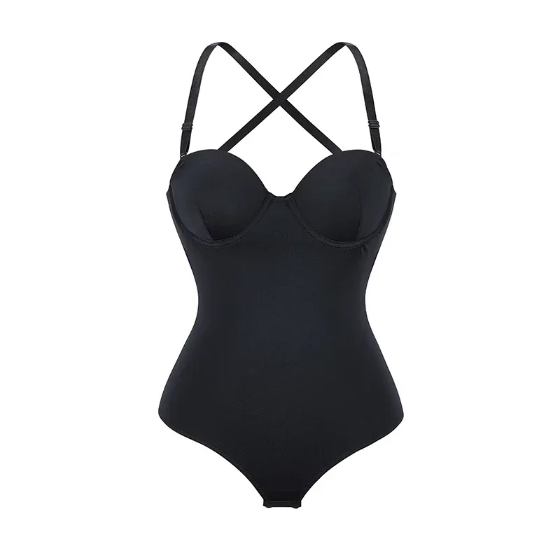 Women Full Body Shaper Push Up Bra Backless Bodysuit Shapers Tummy Control Shapewear Girdles Sheath Slimming Underwear