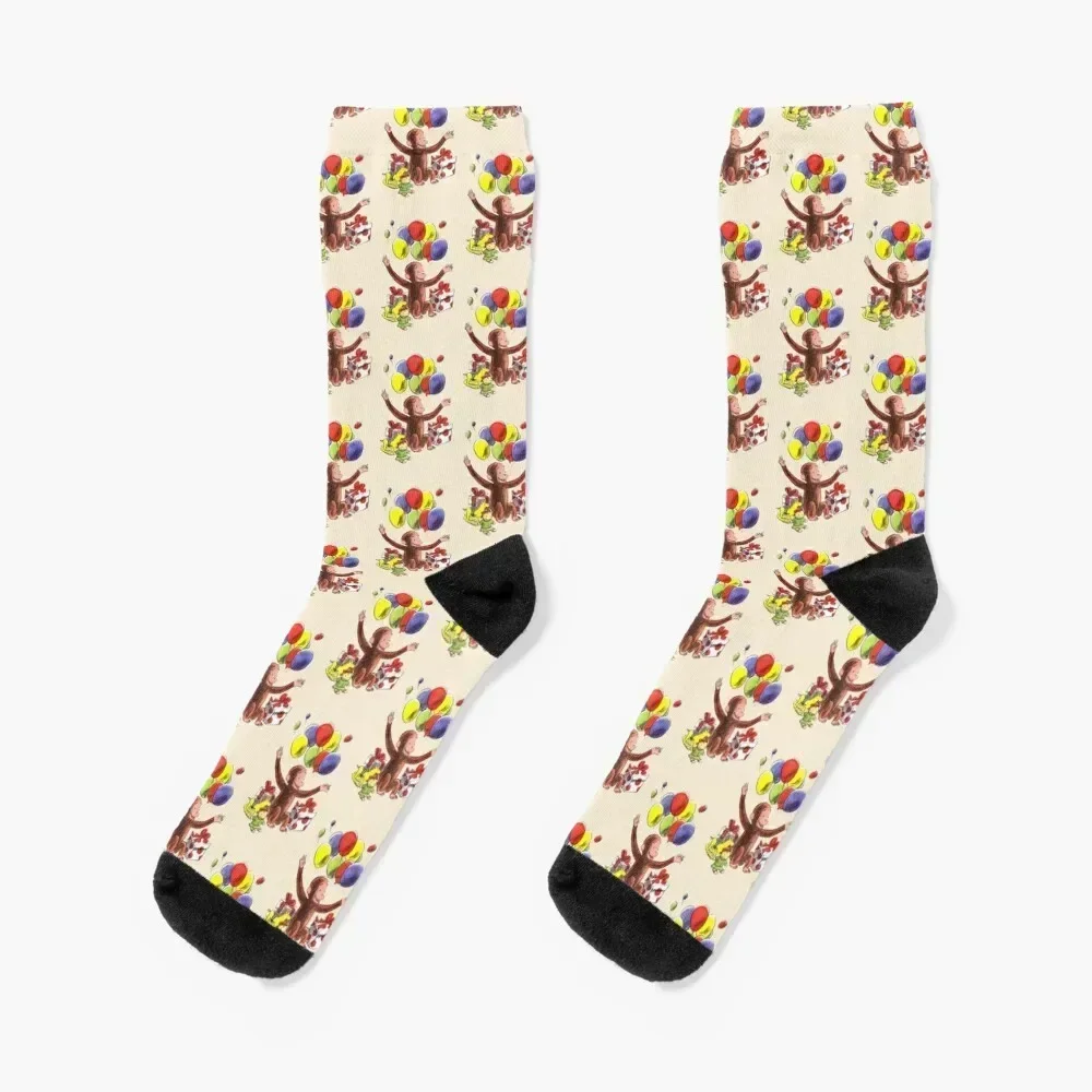 Curious George birthday Socks shoes crazy gifts designer brand Socks Male Women's