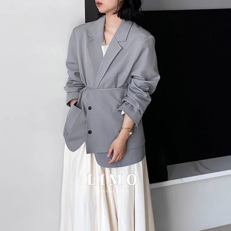 LIMO 2025 Autumn Winter Trending Women's Blazer Jacket Polyester Spandex Office Work Formal Chic Outerwear