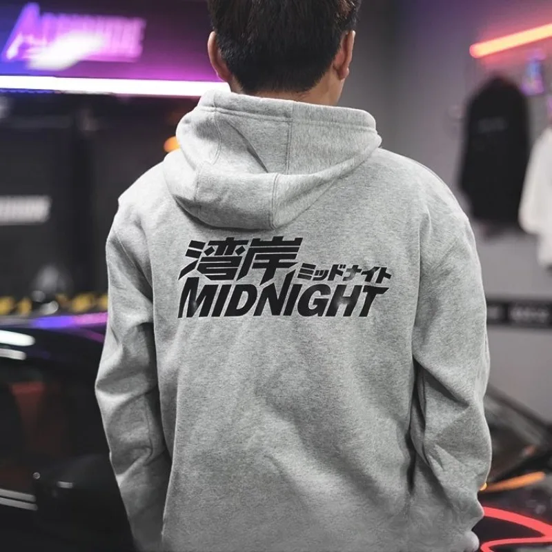 Autumn and Winter Trendy Brand JDM Modified Car American Hooded Loose Sweater Men's and Women's Casual and Comfortable Hoodie