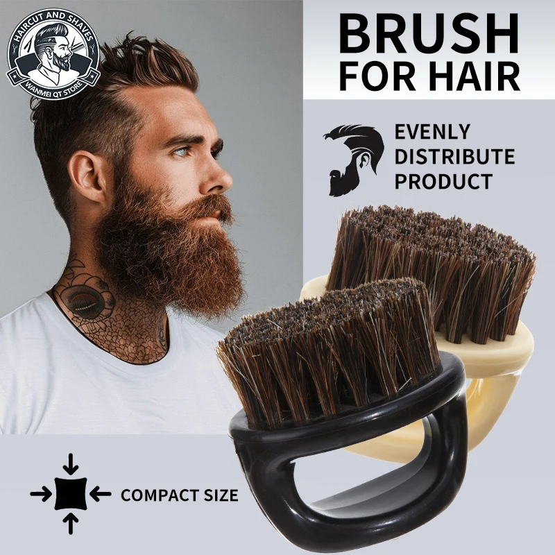 1pcs Men's Beard Styling Comb,Brush for Beard and Hair, Medium Stiffness/ Gift for Man/ for Fade Professional Hair Styling Tools